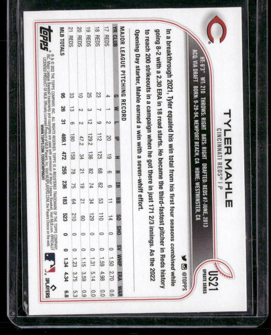 2022 Topps Update #US21 Tyler Mahle