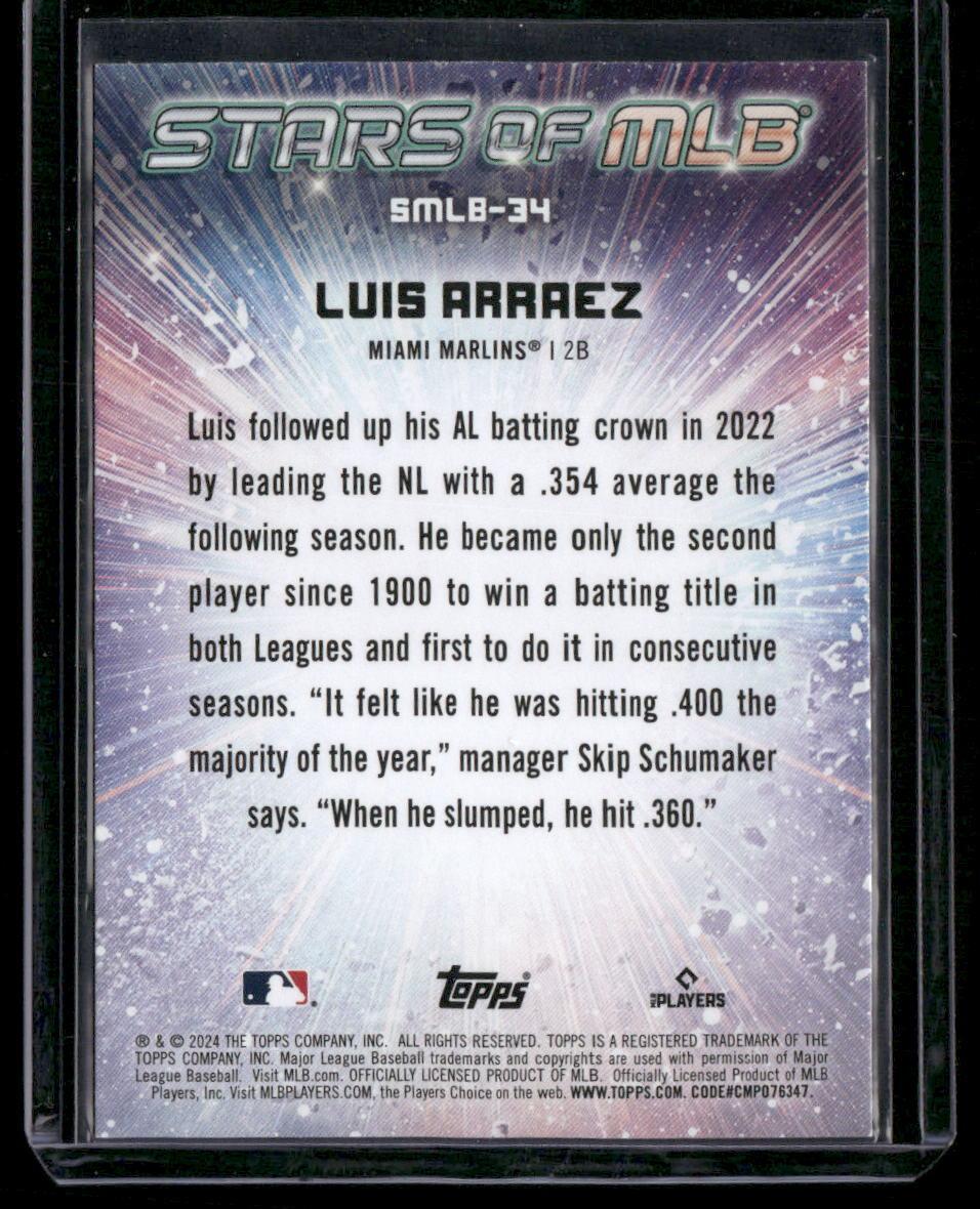 2024 Topps #SMLB-34 Luis Arraez Stars of MLB