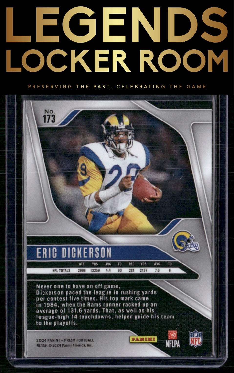 2024 Panini Prizm #173 Eric Dickerson