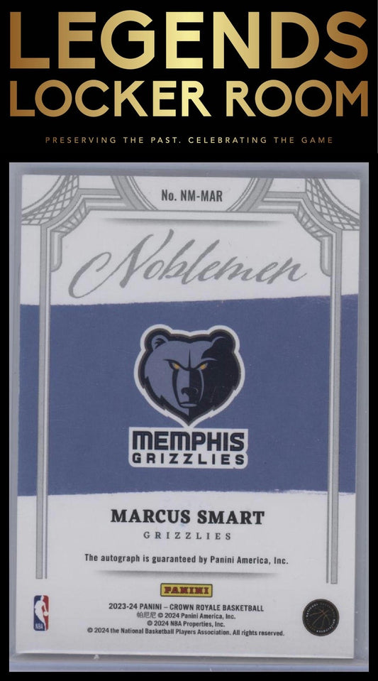 2023-24 Panini Crown Royale #NM-MAR Marcus Smart Noblemen #/99