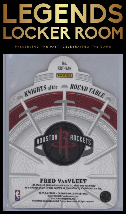 2023-24 Panini Crown Royale #KRT-VAN Fred VanVleet Knights of the Round Table