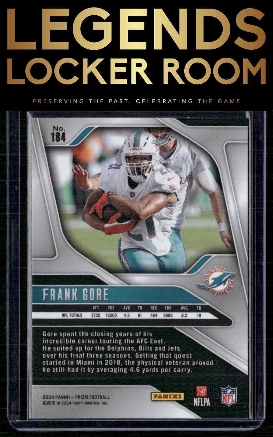 2024 Panini Prizm #184 Frank Gore