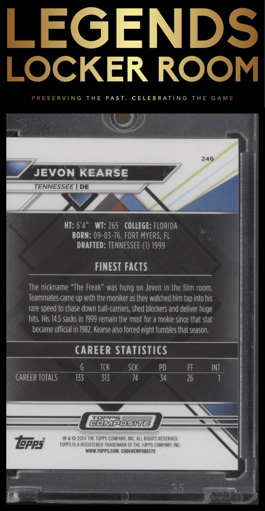 2023 Topps Composite #246 Jevon Kearse Finest Sky Blue Refractor #/150