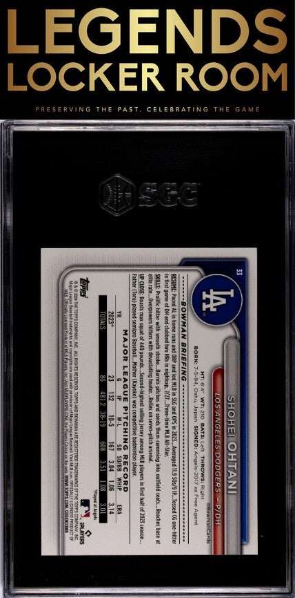 2024 Bowman #33 Shohei Ohtani SGC 9