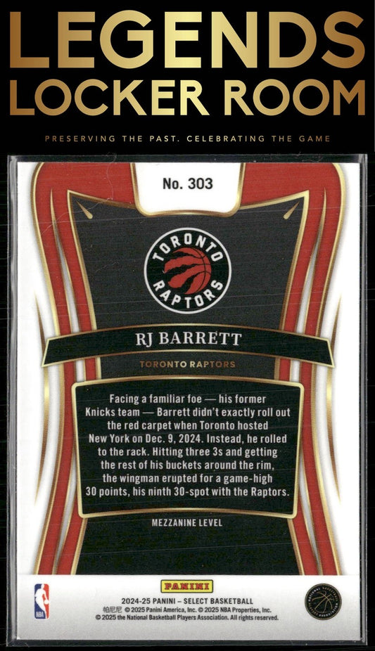 2024-25 Panini Select #303 RJ Barrett