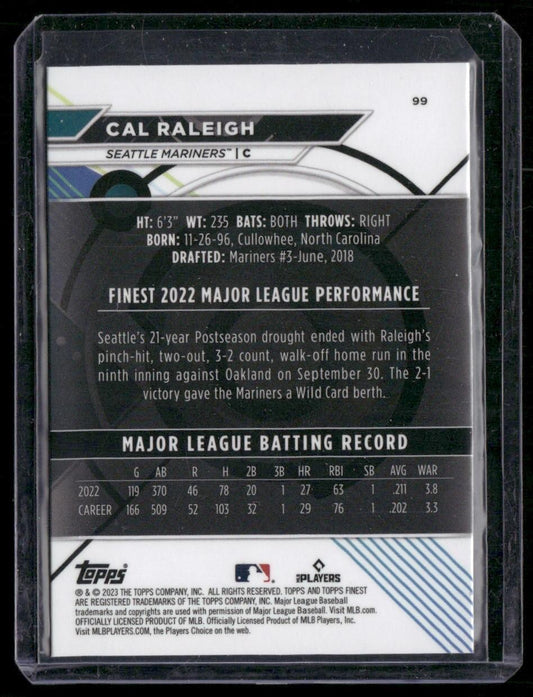 2023 Finest #99 Cal Raleigh