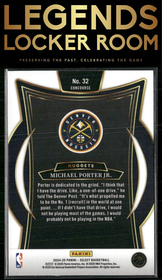 2024-25 Panini Select #32 Michael Porter Jr.
