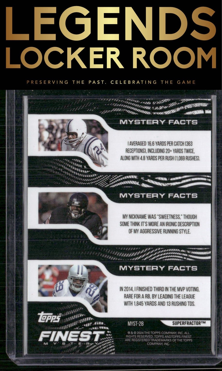 2024 Finest #4 Lenny Moore SuperFractor #/1