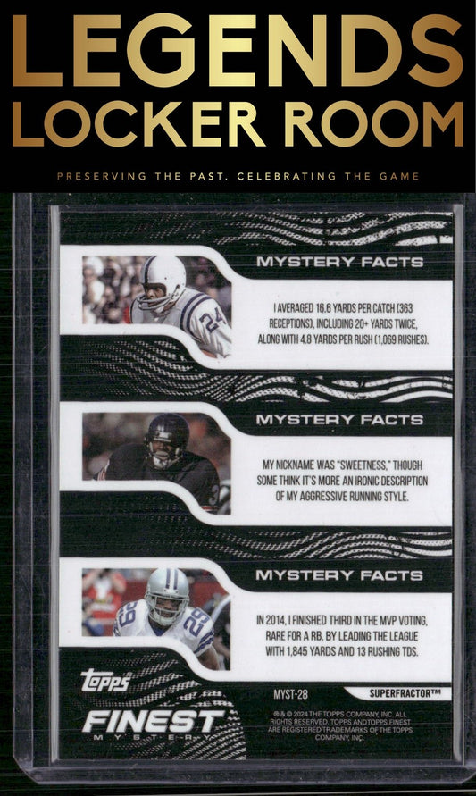 2024 Finest #4 Lenny Moore SuperFractor #/1