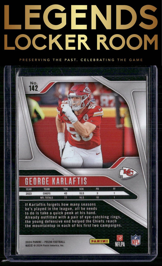 2024 Panini Prizm #142 George Karlaftis