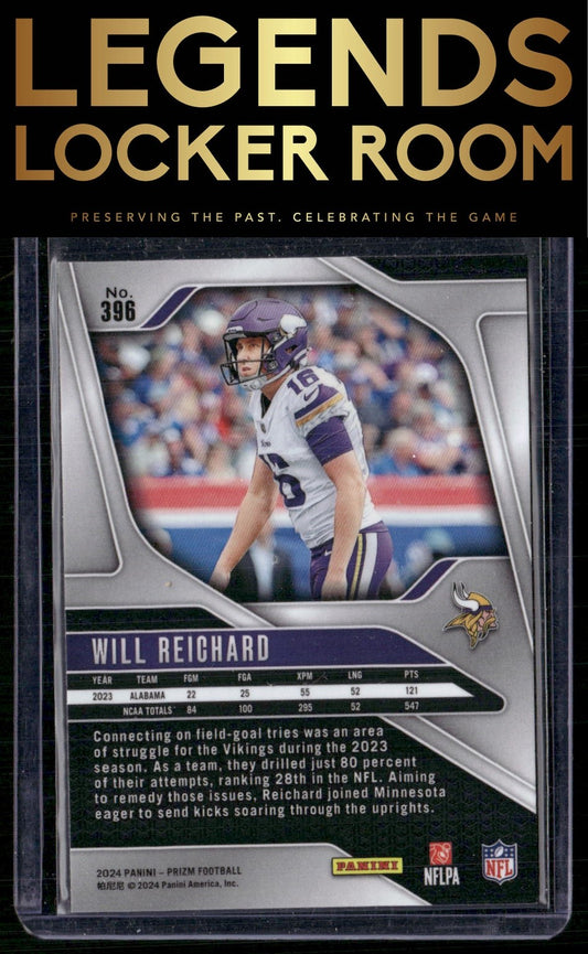 2024 Panini Prizm #396 Will Reichard