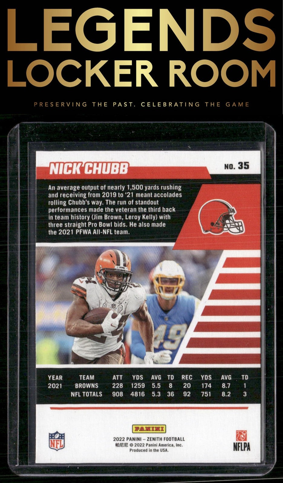 2022 Zenith #35 Nick Chubb Retail