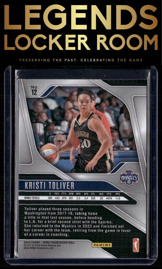 2024 Panini Prizm WNBA #12 Kristi Toliver