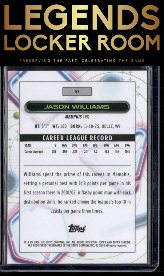 2023-24 Topps Chrome Cosmic #68 Jason Williams