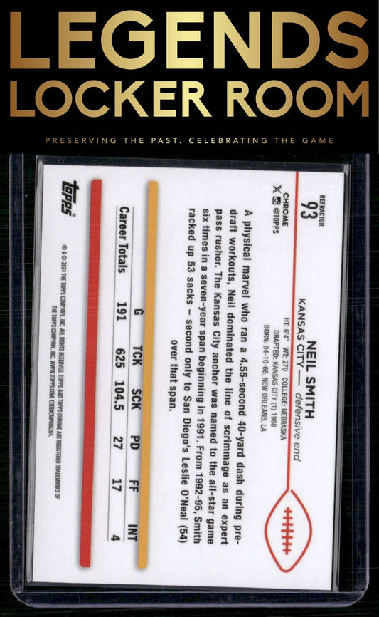 2024 Topps Chrome #93 Neil Smith Refractor