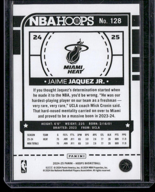 2024-25 Hoops #128 Jaime Jaquez Jr. Silver #/199