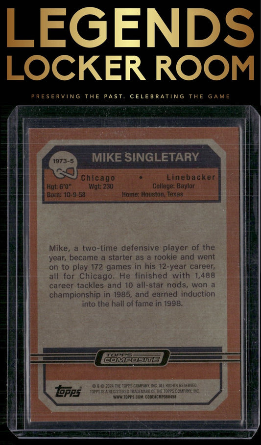 2023 Topps Composite #1973-5 Mike Singletary 1973 Topps Football