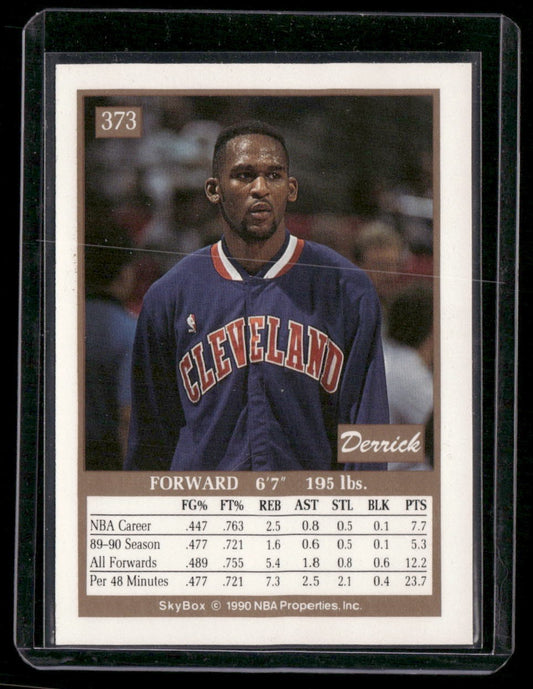1990-91 SkyBox #373 Derrick Chievous