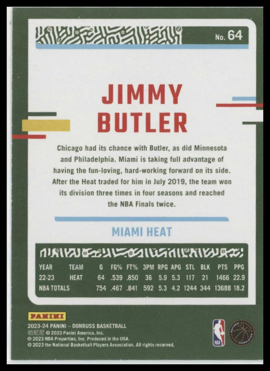 2023-24 Donruss #64 Jimmy Butler