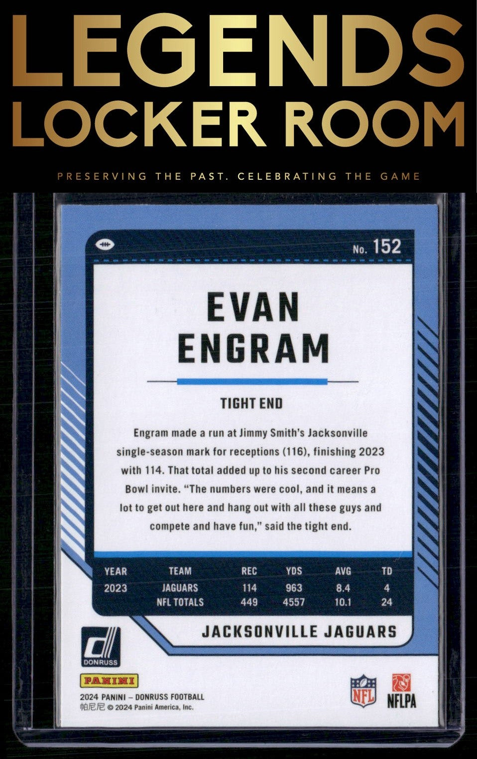 2024 Donruss #152 Evan Engram