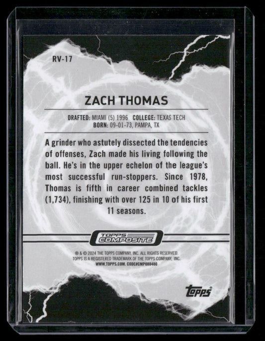 2023 Topps Composite #RV-17 Zach Thomas Resurgence Voltaic