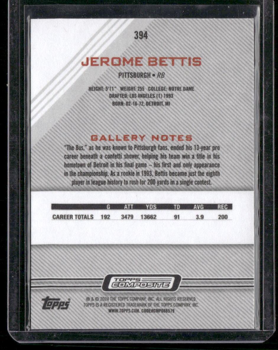 2023 Topps Composite #394 Jerome Bettis