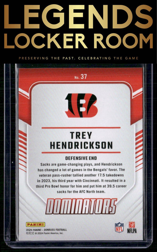 2024 Donruss #37 Trey Hendrickson Dominators