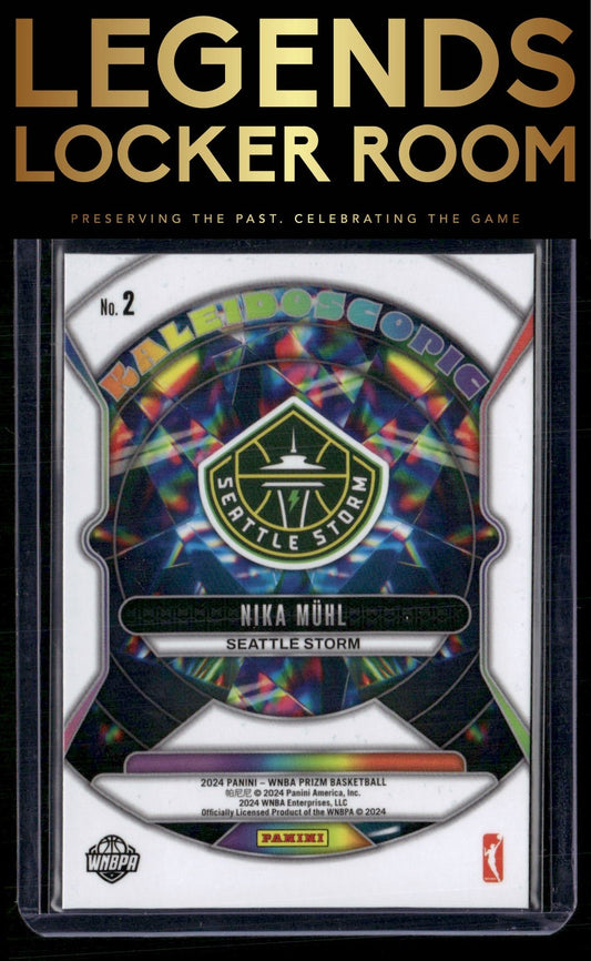 2024 Panini Prizm WNBA #2 Nika Muhl Kaleidoscopic