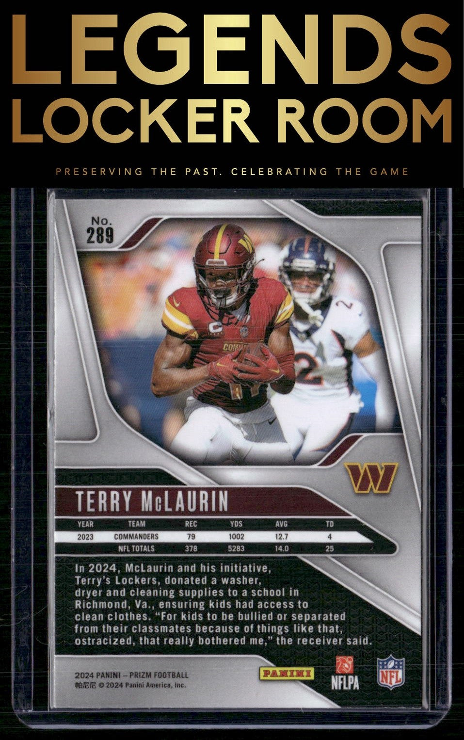2024 Panini Prizm #289 Terry McLaurin
