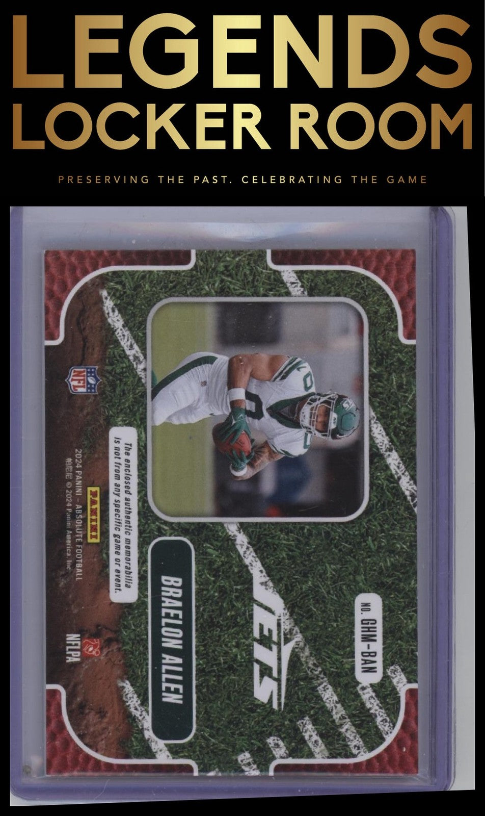 2024 Panini Absolute #GHM-BAN Braelon Allen Ground Hoggs Materials #/250