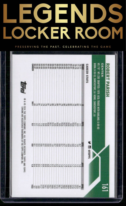 2023-24 Topps Chrome Sapphire Edition #161 Robert Parish