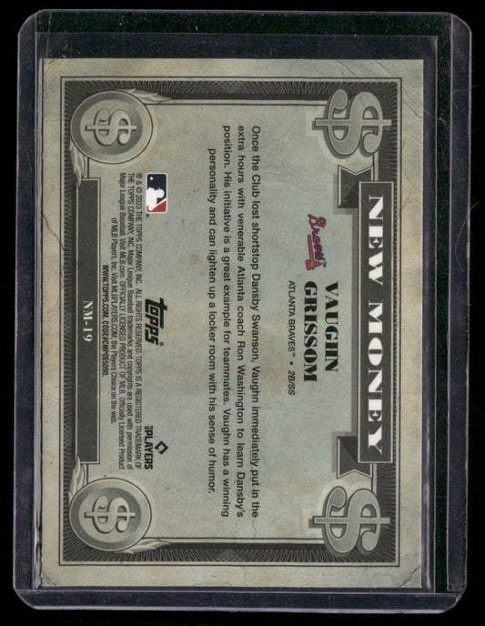 2023 Bowman Platinum #NM-19 Vaughn Grissom New Money