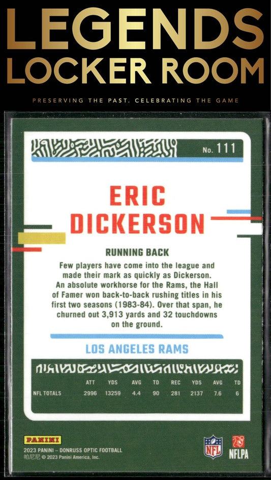2023 Donruss Optic #111 Eric Dickerson