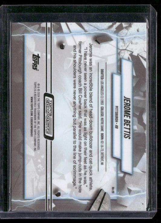 2023 Topps Composite #RG-20 Jerome Bettis Resurgence Grounded