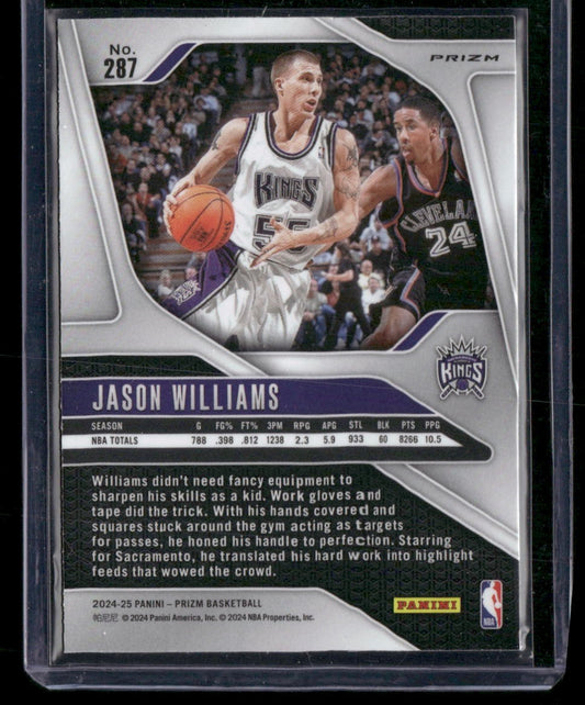 2024-25 Panini Prizm #287 Jason Williams Prizms Silver