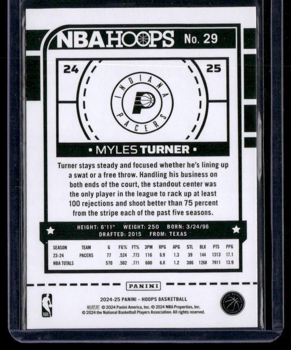 2024-25 Hoops #29 Myles Turner