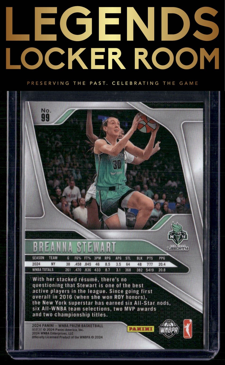 2024 Panini Prizm WNBA #99 Breanna Stewart