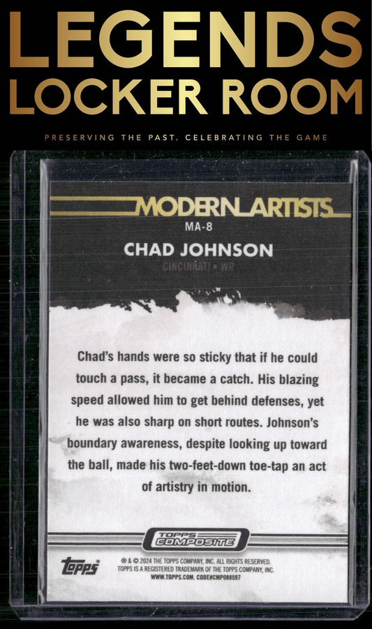 2023 Topps Composite #MA-8 Chad Johnson Modern Artists Green #/250