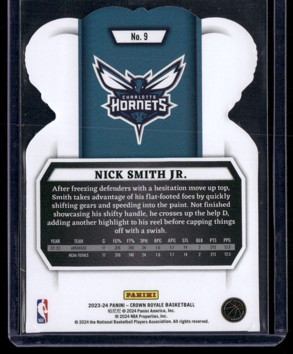 2023-24 Panini Crown Royale #9 Nick Smith Jr.