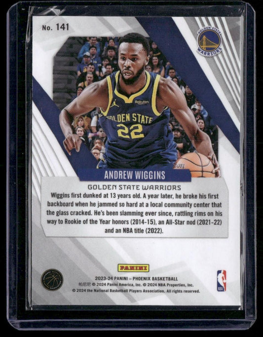 2023-24 Panini Phoenix #141 Andrew Wiggins Silver