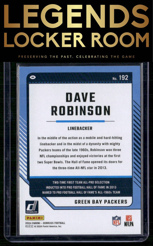 2024 Donruss #192 Dave Robinson