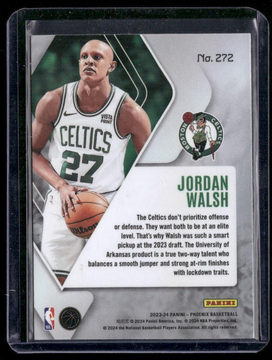 2023-24 Panini Phoenix #272 Jordan Walsh Phoenix Blue Ice