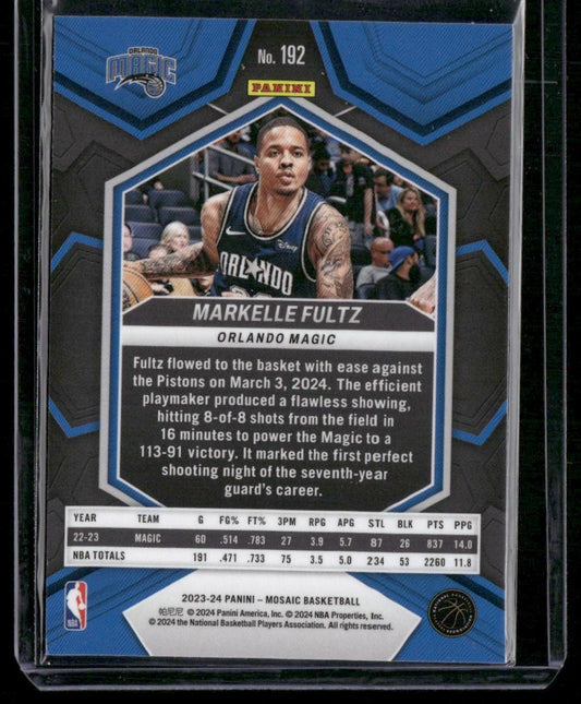 2023-24 Panini Mosaic #192 Markelle Fultz