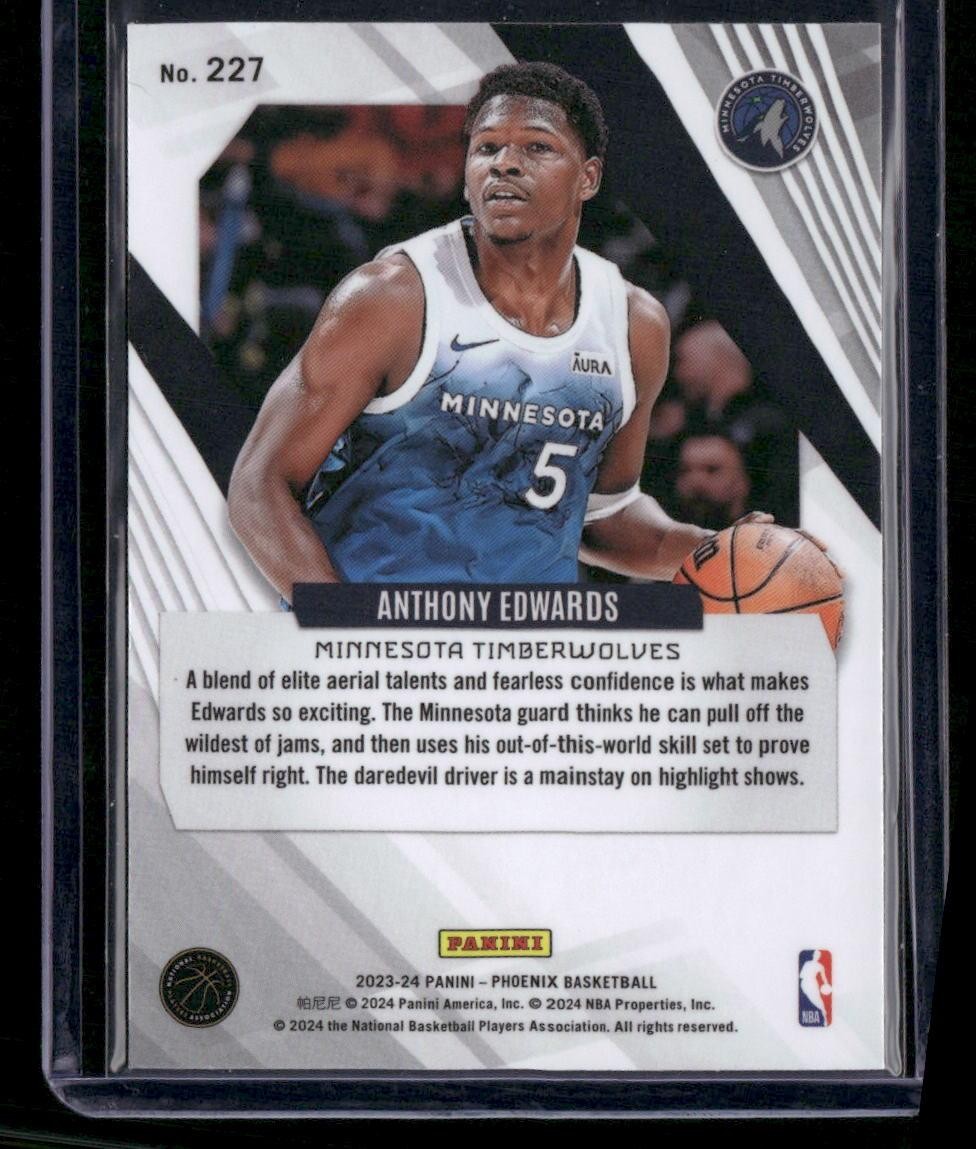 2023-24 Panini Phoenix #227 Anthony Edwards