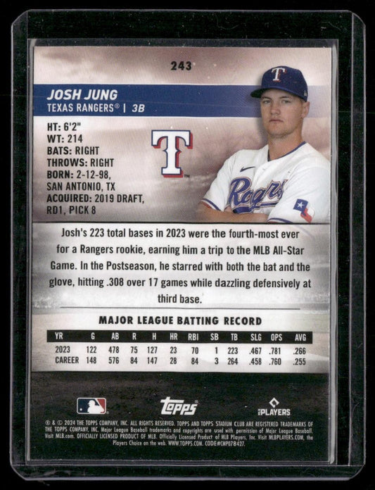 2024 Stadium Club #243 Josh Jung