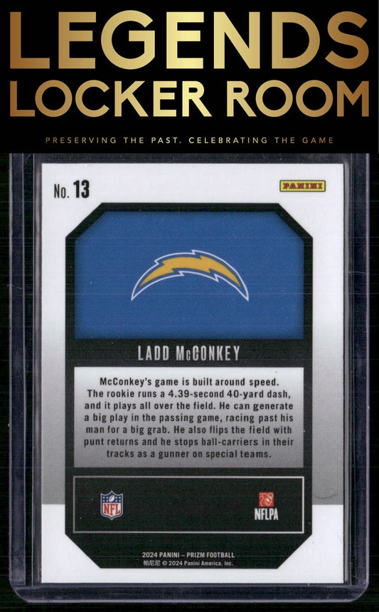 2024 Panini Prizm #13 Ladd McConkey Emergent