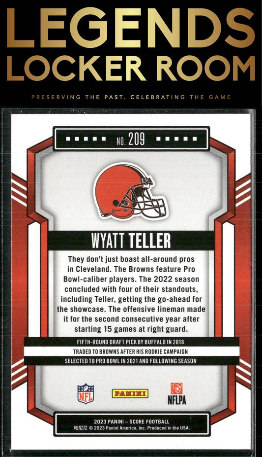 2023 Score #209 Wyatt Teller