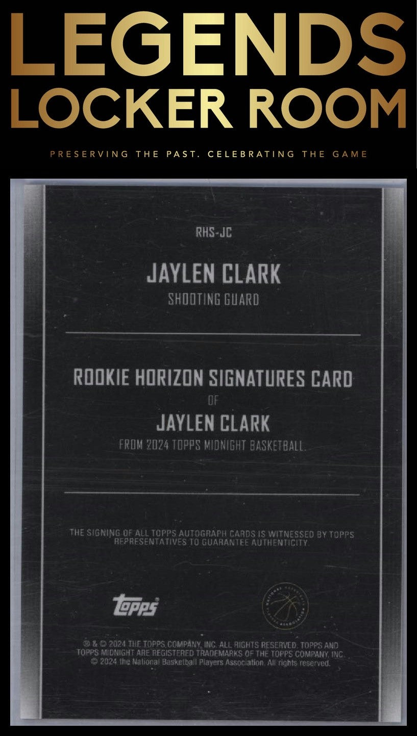 2023-24 Topps Midnight #RHS-JC Jaylen Clark Rookie Horizon Signatures