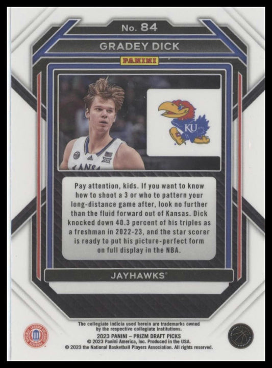 2023 Panini Prizm Draft Picks #84 Gradey Dick