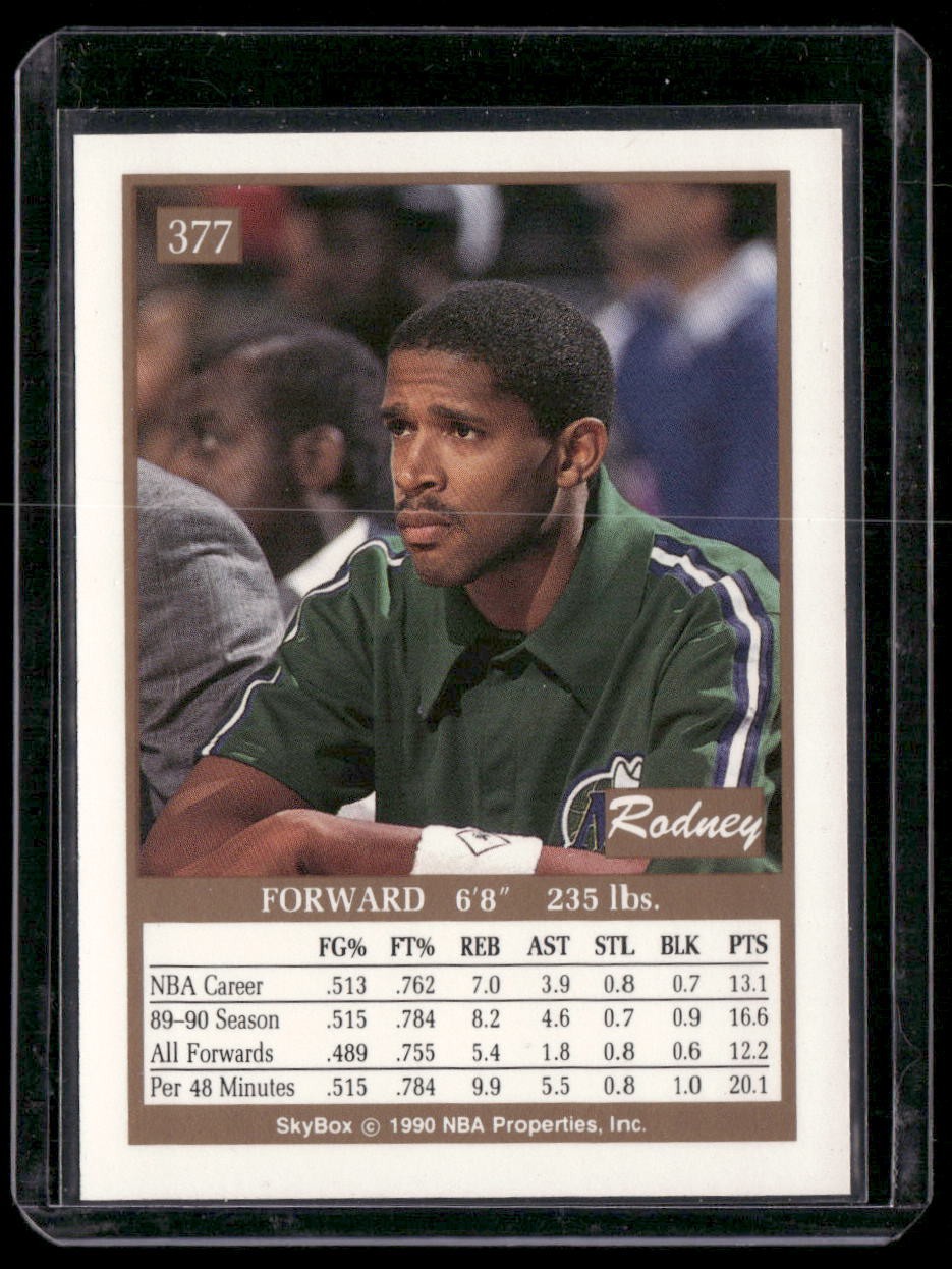 1990-91 SkyBox #377 Rodney McCray